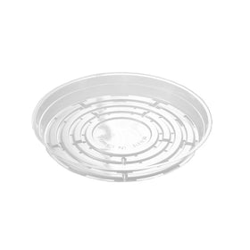 TRUEDAYS 8-inch saucer top view shows clear surface for monitoring drainage