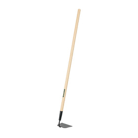 Truper garden hoe with 6-inch head for precise weed control along beds.
