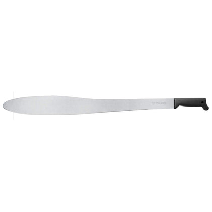 Truper T-1173-27B machete with rivetless black handle for efficient brush clearing