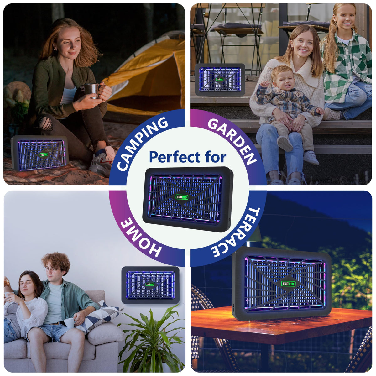 TRURID fly trap for patio outdoor use enables comfortable gatherings