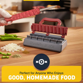 Trustella kebab maker disassembled for quick cleaning and compact storage