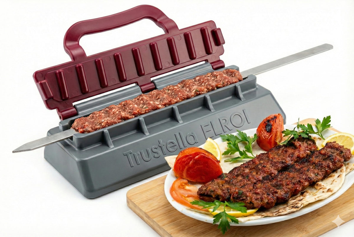 Trustella heavy-duty kebab maker front view, durable construction for regular use
