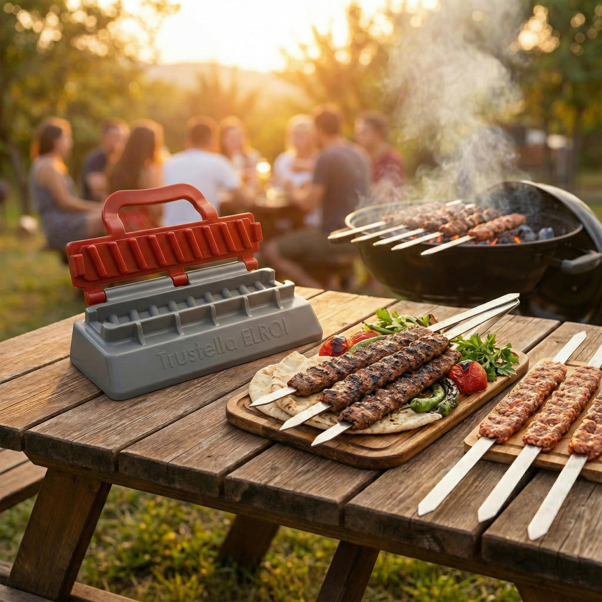 Gift-ready Trustella kebab maker ideal for grill enthusiasts and home cooks