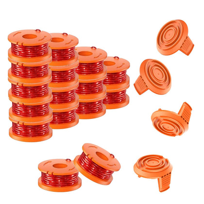 TRUSTLIONTEK WA0010 spool with 10 ft 0.065 inch line for Worx trimming