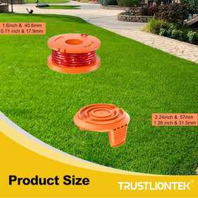 TRUSTLIONTEK WA6531 spool cap assembly for quick Worx maintenance