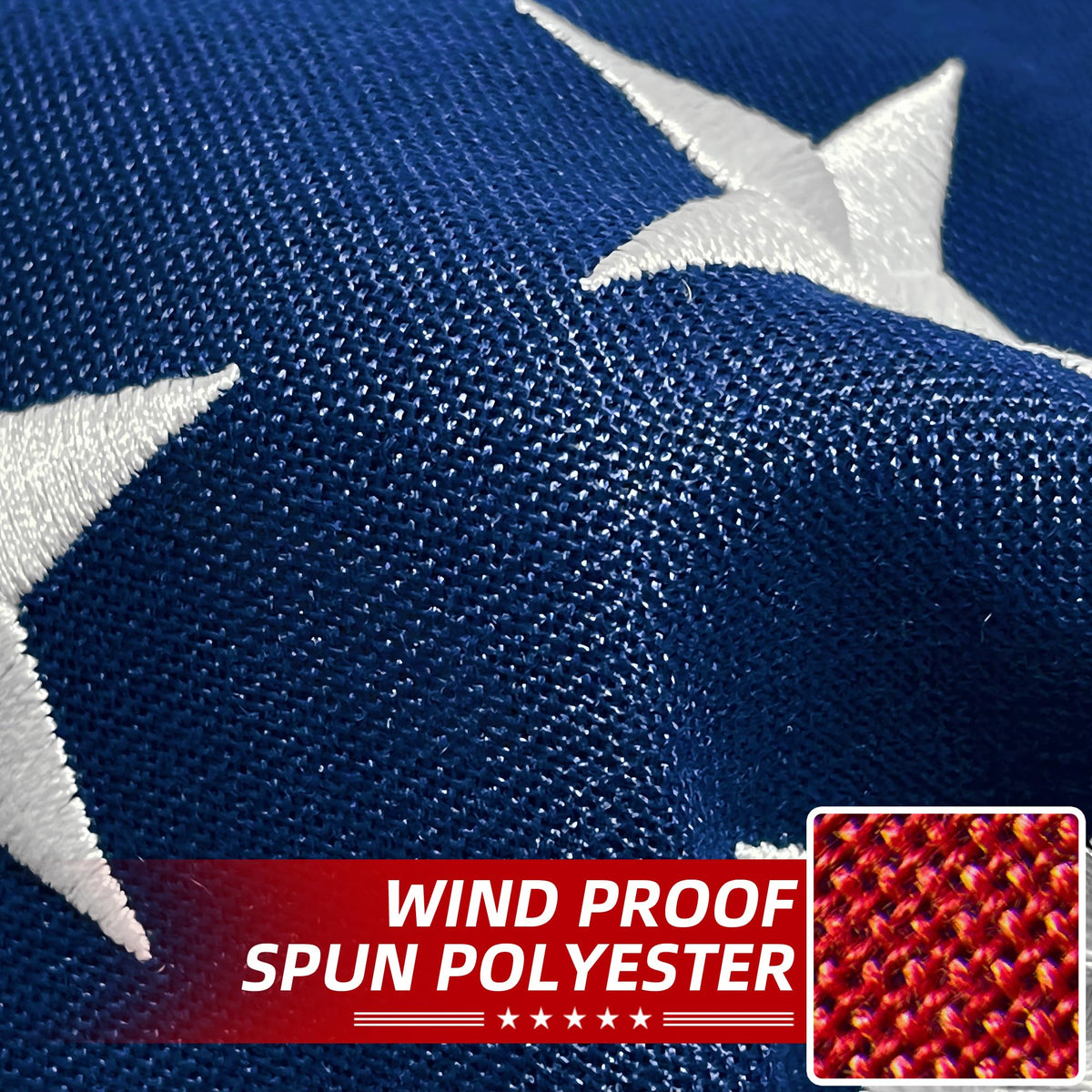 Try Everything flag features brass grommets for secure, wind-ready mounting