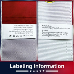 Try Everything 2-pack flag set ideal for front porch or storefront display