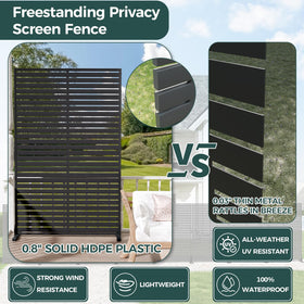 Trygoal hdpe decorative privacy fence louver pattern blocks views while keeping airflow.
