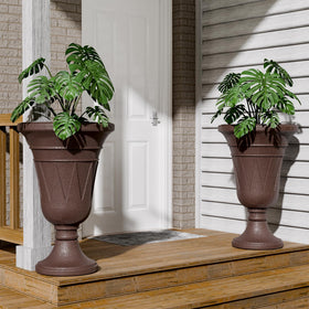 Trygoal large planters suit indoor and outdoor tall plant displays.