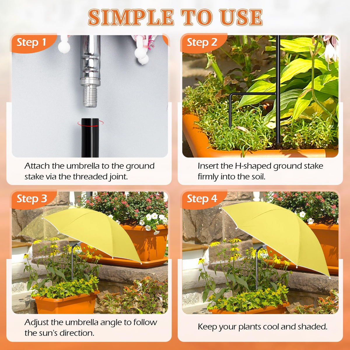 Tryly colorful garden decorative umbrella adds charm to patios