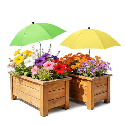 Tryly plant umbrella 24.8-inch shade protects potted plants from direct sun