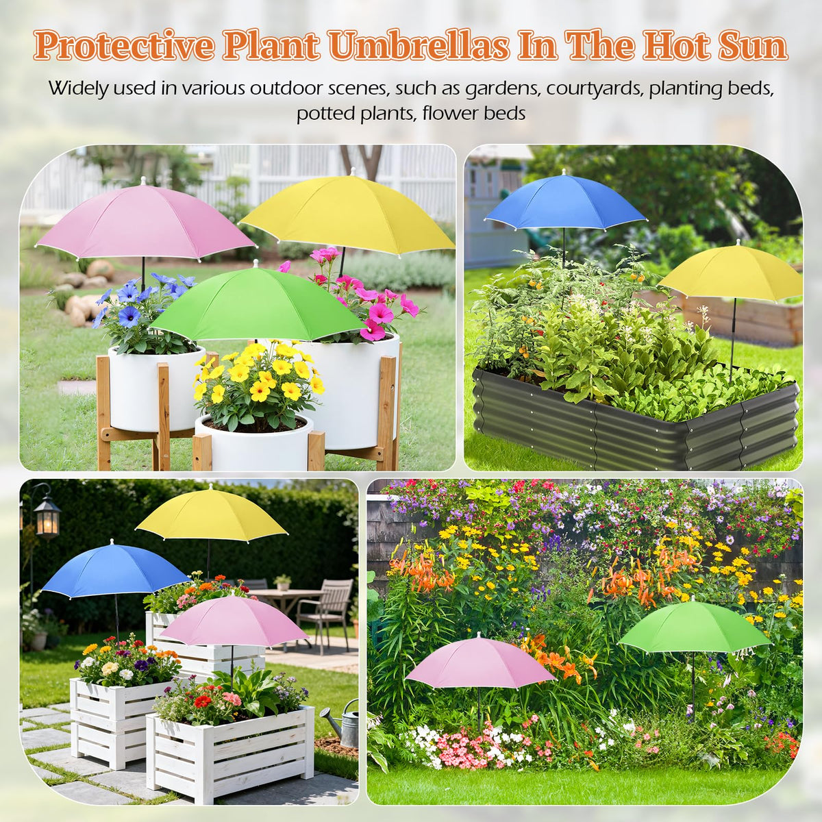 Tryly shade angle adjustment helps protect sun-loving plants.