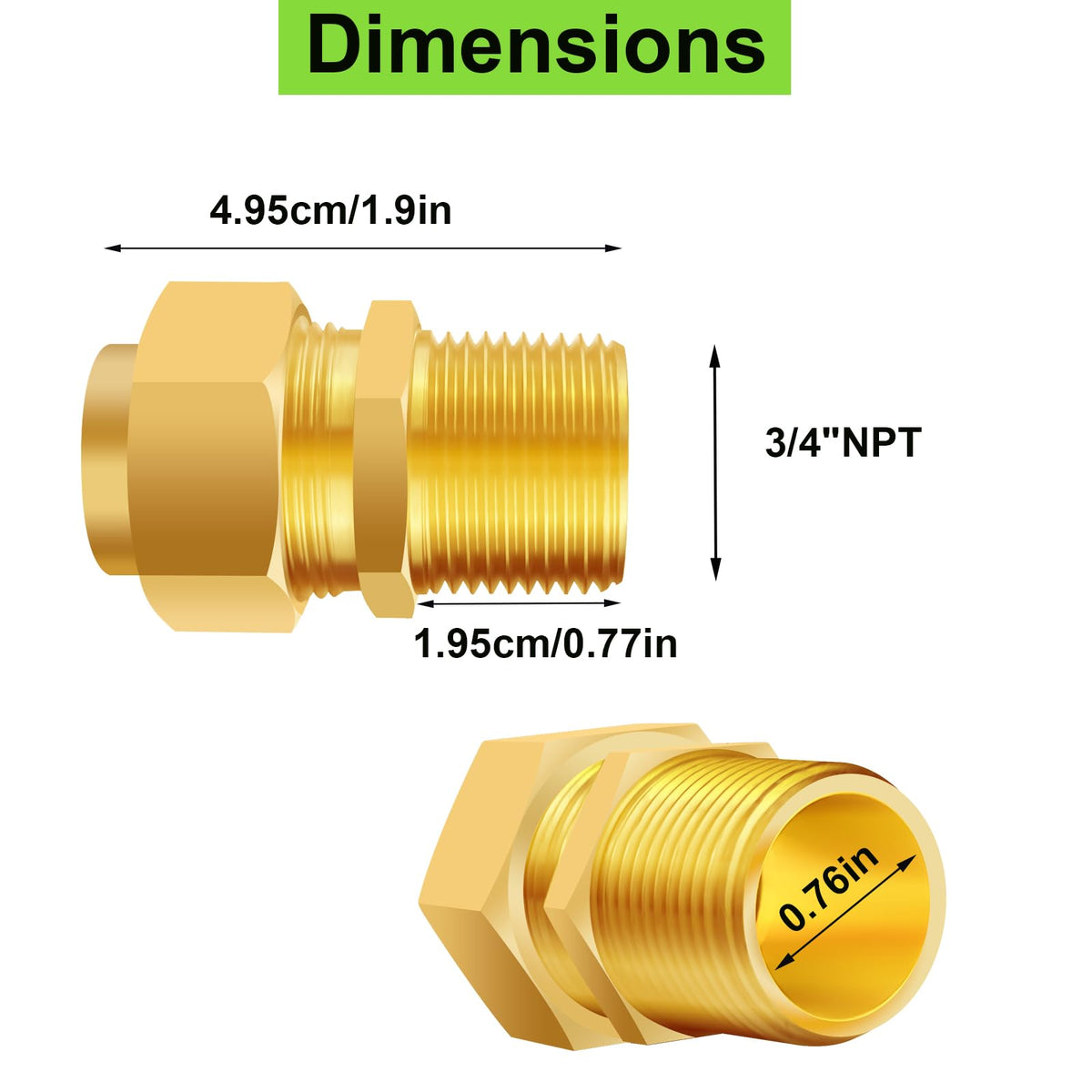 Tsinghwang 34-npt-male-nipple provides secure threaded connections for gas piping.
