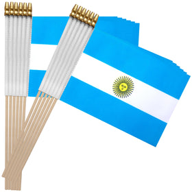 TSMD Argentina flag decoration ideas for desks, gardens, and pots.