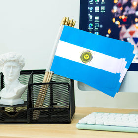 TSMD Argentina flag set is reusable and easy to care for over time.