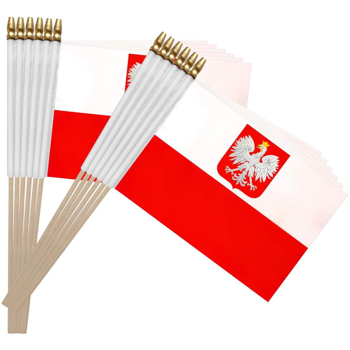 TSMD desk display flag Poland eagle suitable for home or office