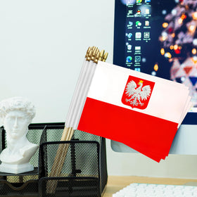 TSMD garden backyard flag Polish eagle for outdoor decoration
