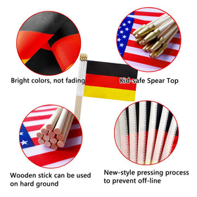 TSMD rounded-top safety flag for kid-friendly use