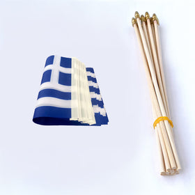 TSMD Greece stick flag hand washable for easy care and reuse.
