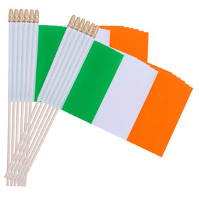 TSMD Ireland flag reusable desk or cup display for festive decor.