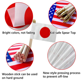 TSMD Japan flag reinforced stitching for long-lasting use.