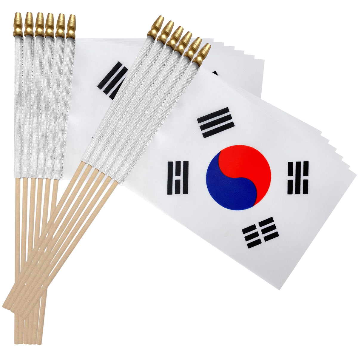 TSMD South Korea flags perfect for parade and party decor