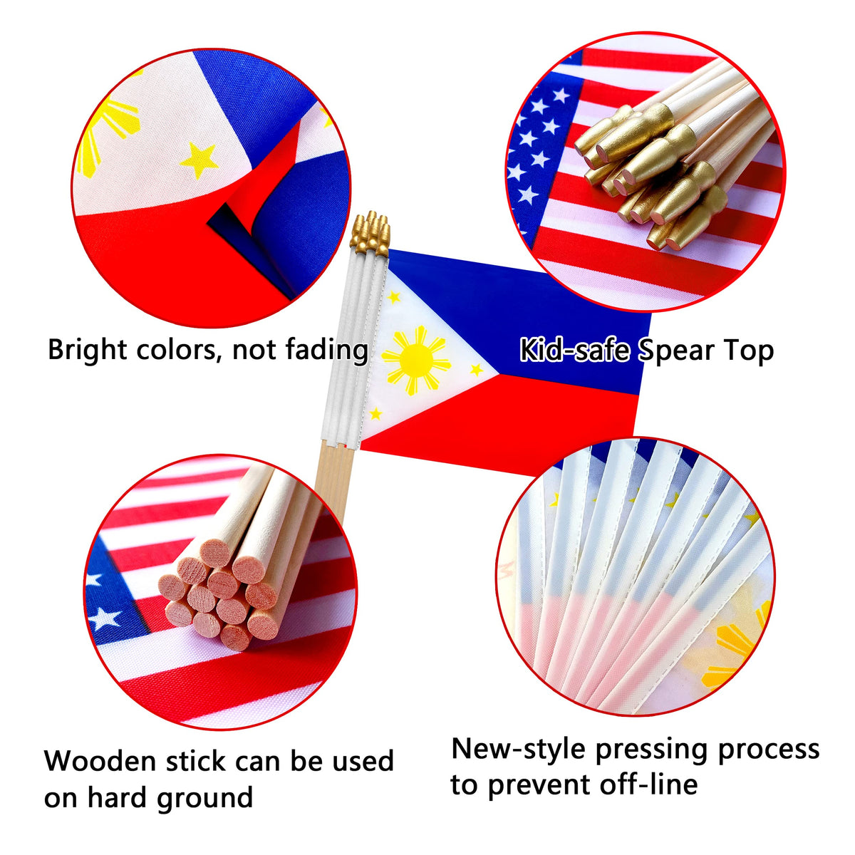 TSMD Philippines flags used for garden and window decor