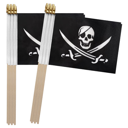 TSMD Pirate Jack Rackham flag 5x8 front view for party decor