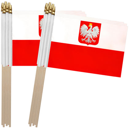TSMD Polish Eagle flag 5x8 with front and back print for events