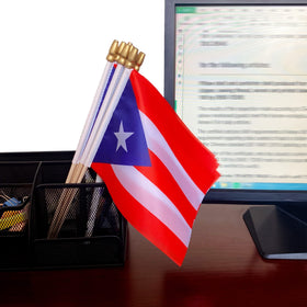 Creative display ideas for TSMD Puerto Rico flag decorations