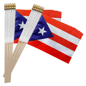 Durable TSMD Puerto Rico flag made of polyester for reuse