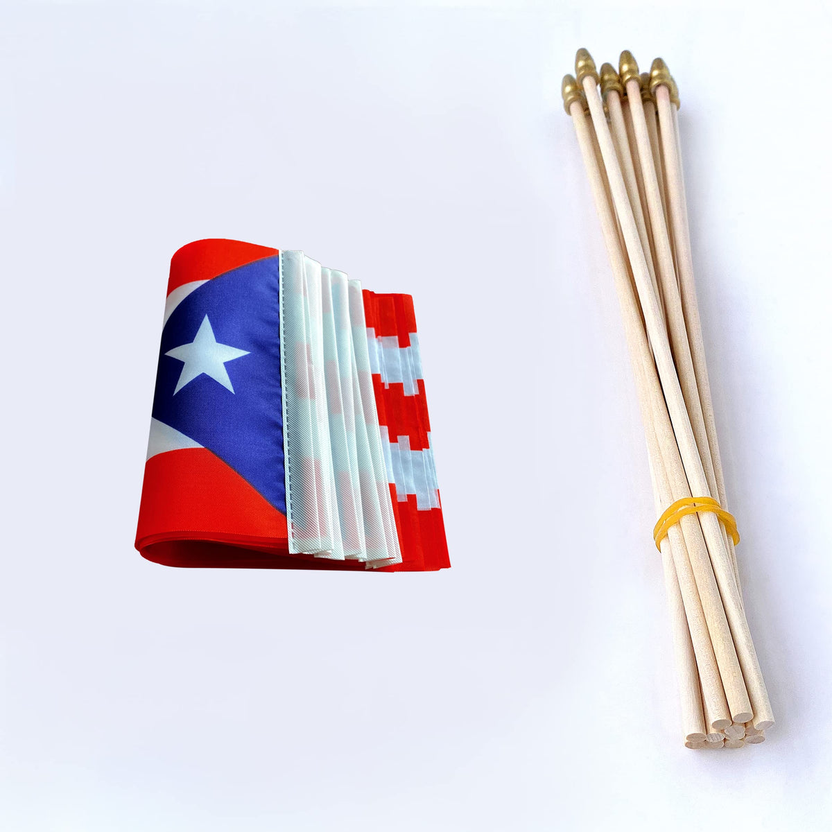 Handheld TSMD Puerto Rico flag ready for events and celebrations