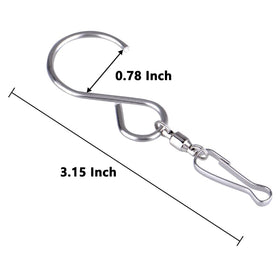 Tsocent 360-degree rotating hook ideal for dynamic wind spinners.