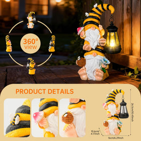 TSTGEE double gnomes add playful charm and lasting solar illumination