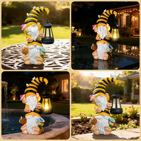 TSTGEE polyresin gnomes withstand weather for sunny or rainy days