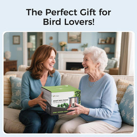 TT Nature bird feeder exterior photo highlights solar panel and build