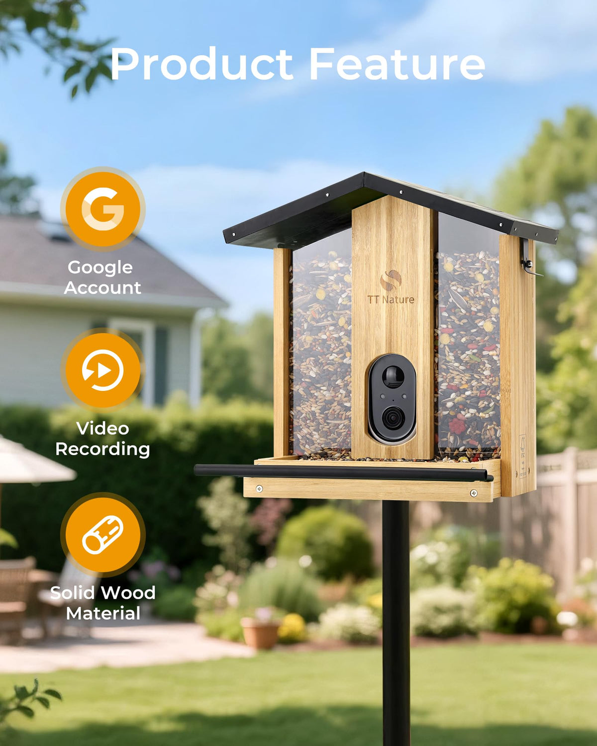 TT Nature bird feeder with camera quick and easy setup guide