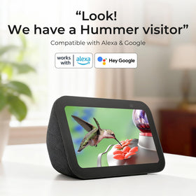 TT Nature Glass Hummingbird Feeder cloud storage for easy playback.