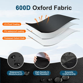 TTAJJUNK vented design reduces moisture buildup under the cover.