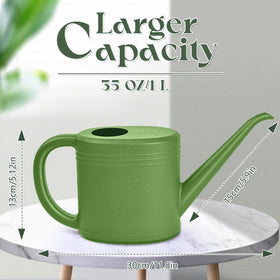 TTAOE GN One-quarter gallon watering can in green for small plants