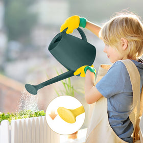 Durable plastic construction of the TTAOE GN watering can for regular use.