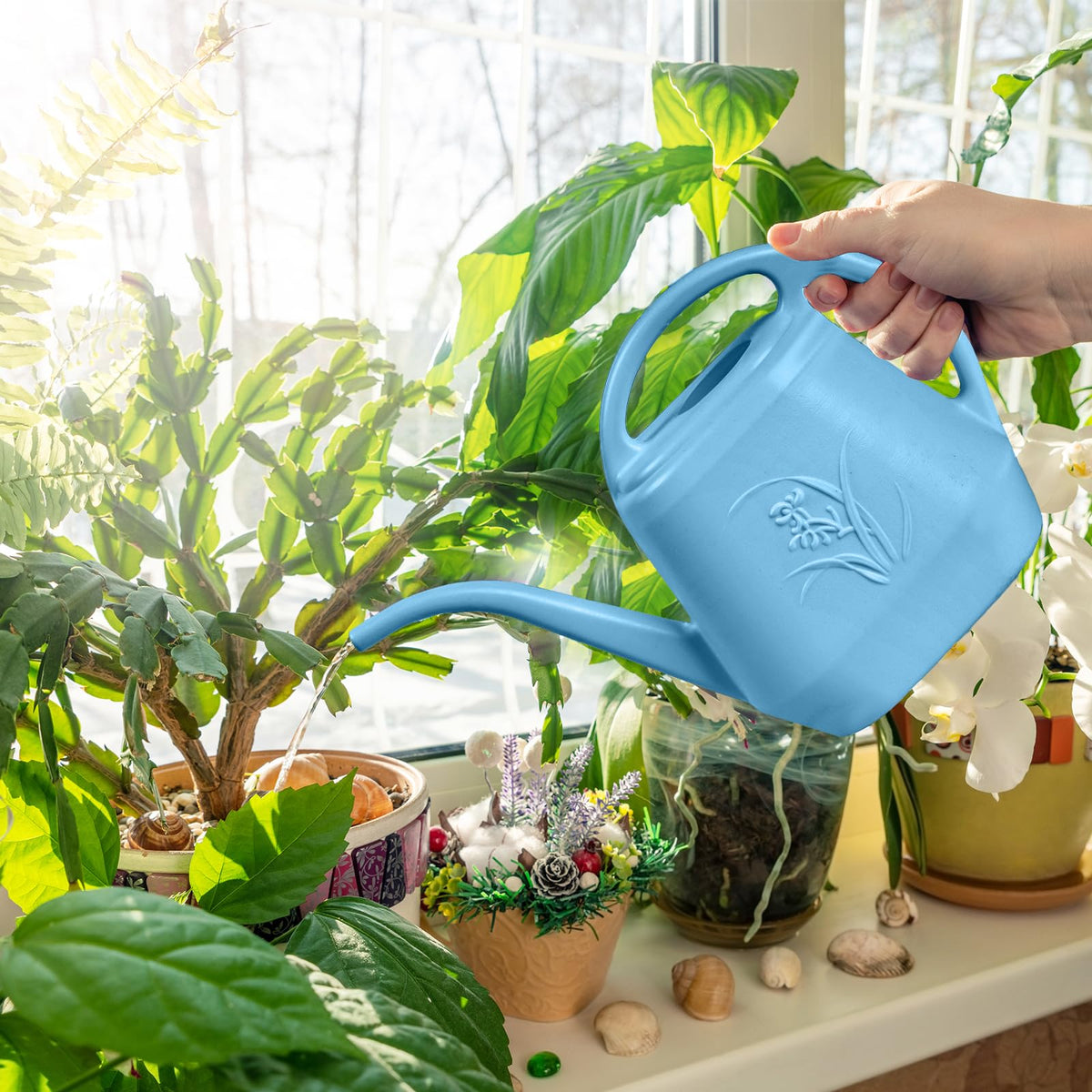 TTAOE GN watering can suitable for indoor and outdoor plant care.