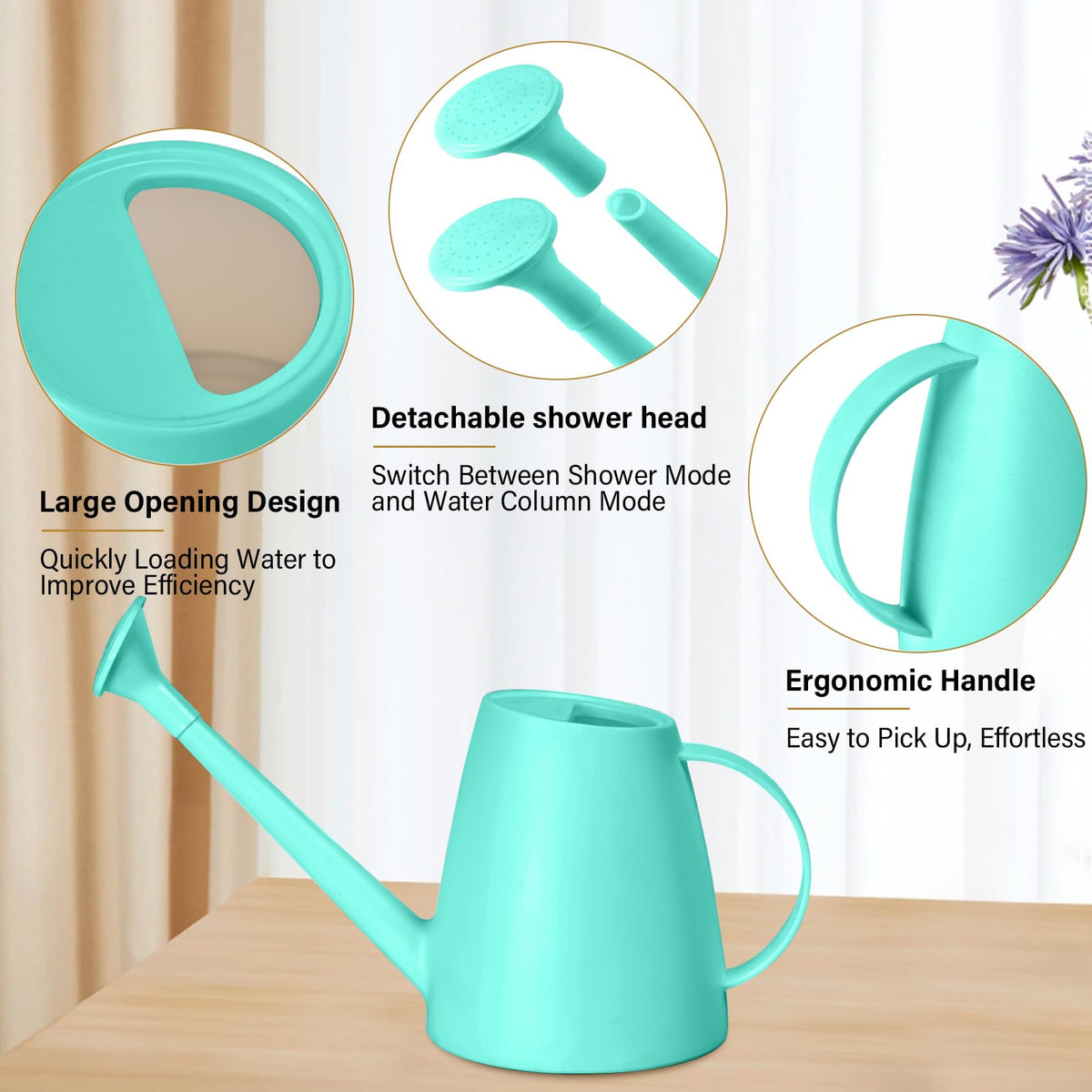 TTAOE GN indoor-outdoor use fits windowsills, shelves, and patios