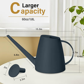 TTAOE GN Watering Can's sturdy plastic construction supports daily garden use.