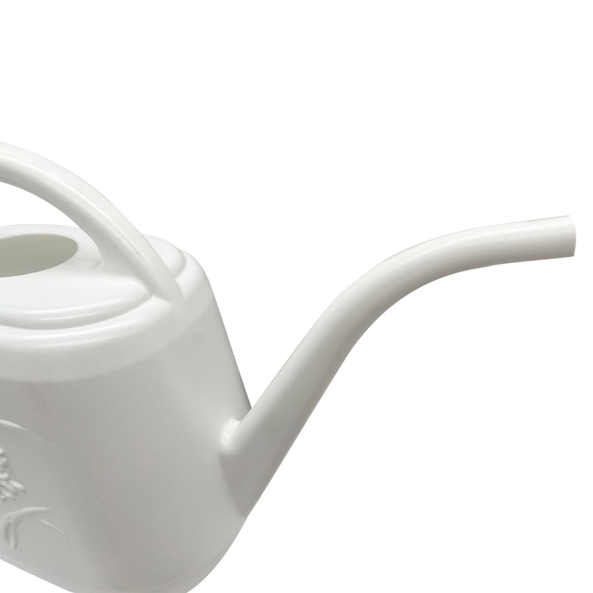 TTAOE GN white watering can long spout enables precise water flow.