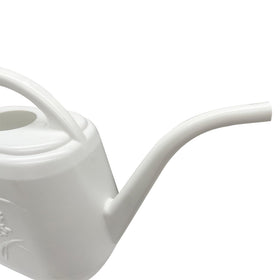 TTAOE GN white watering can long spout enables precise water flow.