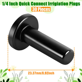 TTioDri 1/4-inch drip line end cap ready for quick push-to-fit connections.