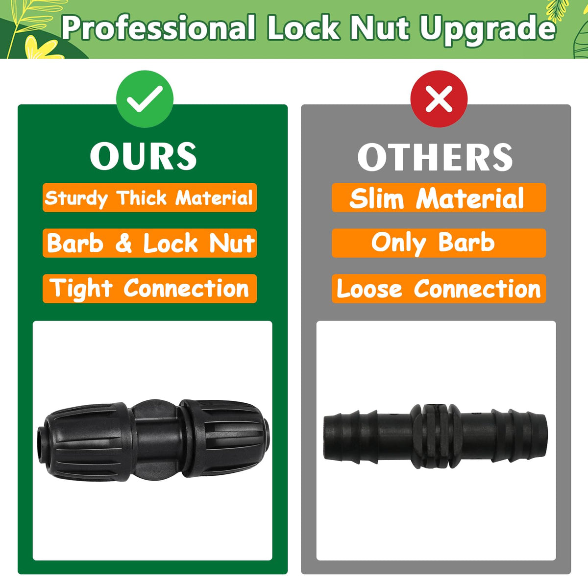 TTioDri threaded faucet adapter connects hoses to taps