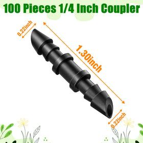 TTioDri barbed coupling connectors for 1-4 inch tubing reliably