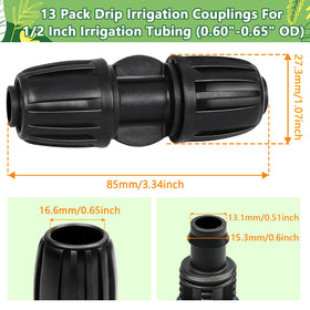 TTioDri barbed locked coupler ensures secure leak-free tubing connections.